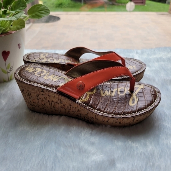 SAM EDELMAN Women's Romy Leather Platform Sandal - Picture 3 of 7